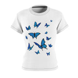 Women's AOP Cut & Sew Tee-Butterfly Edition